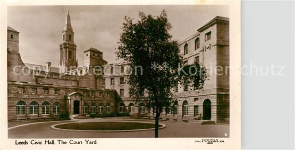 Leeds West Yorkshire Civic Hall Court Yard