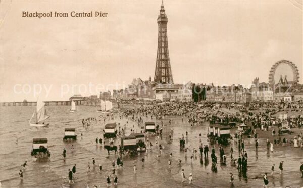 Blackpool from Central Pier