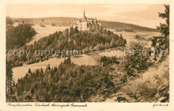 Burg Lauenstein Frankenwald Fränkisch Thüringische Grenzwarte