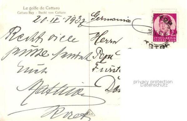 Cattaro Kotor Bucht – Bild 2