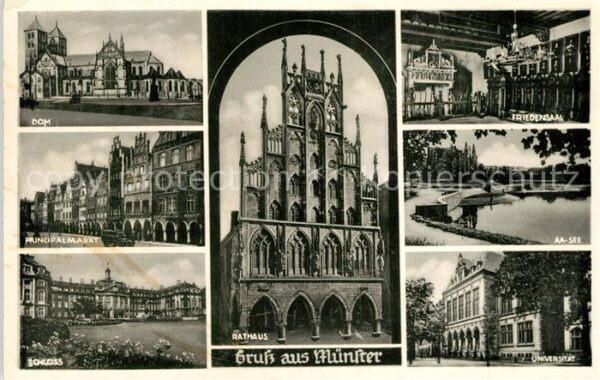Muenster Westfalen Dom Friedensaal Universität Schloss Pri