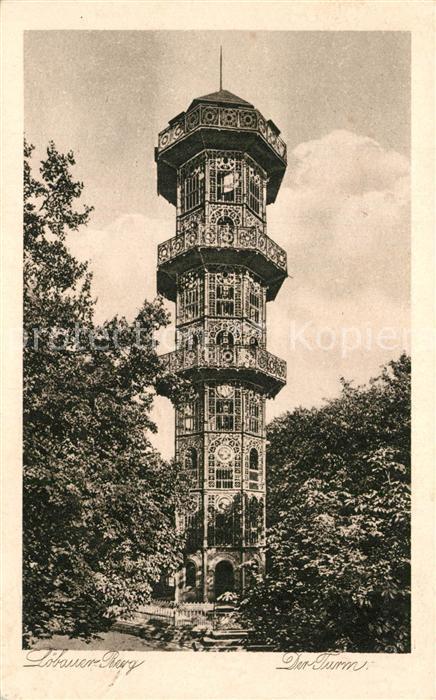 Loebau Sachsen Der Turm
