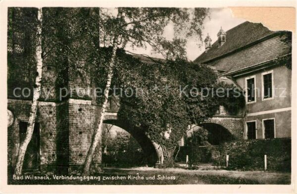 Bad Wilsnack Verbindungsgang zwischen Kirche und Sch