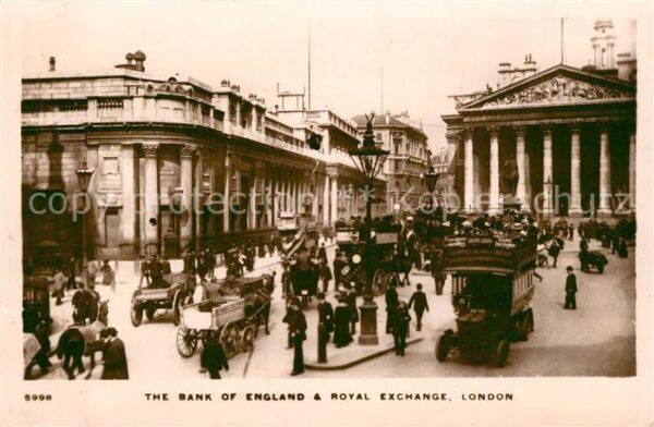 London Bank of England Royal Exchange