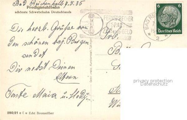 Bad Reichenhall Panoramakarte Predigtstuhlbahn – Bild 2