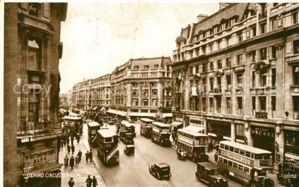 London Oxford Circus Hochbusse