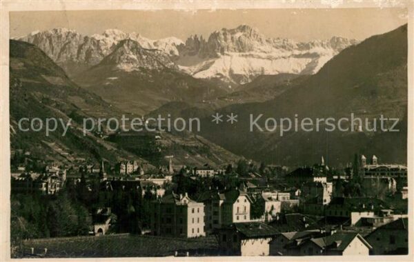 Bolzano Gries verso le Dolomiti