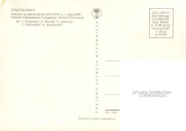 Czestochowa Schlesien Klasztor na Jasnej – Bild 2