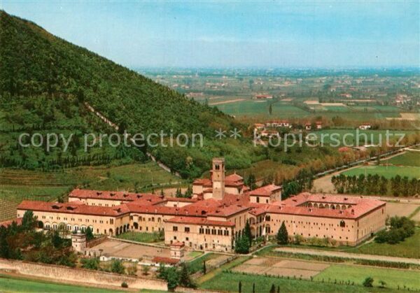 Badia di Praglia Fliegeraufnahme Sud-Est