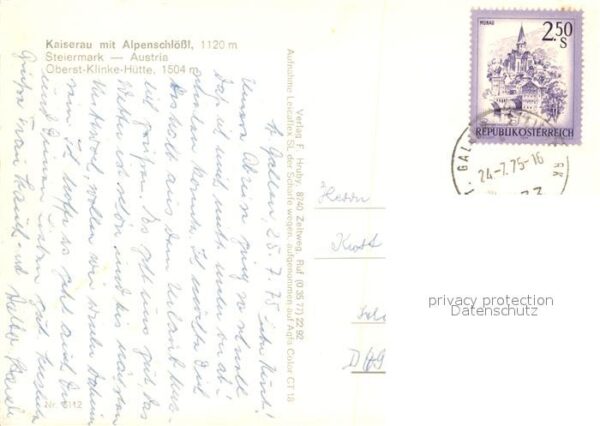 Kaiserau Admont mit Alpenschl??l Oberst-Klinke-H?tte – Bild 2