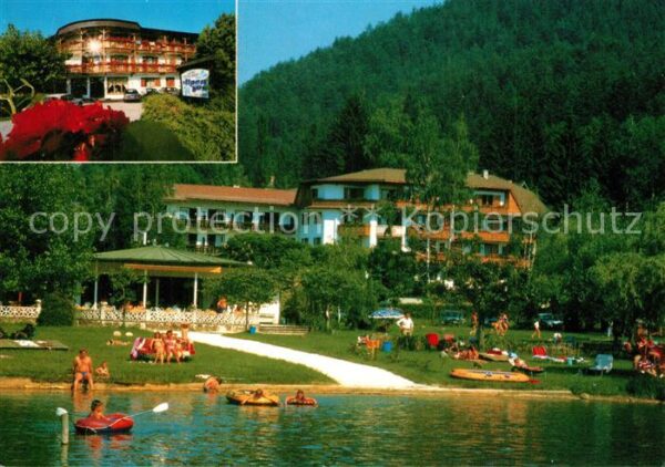Unterburg Klopeinersee Ferienhotel Krainz mit Haus Alpensee Re