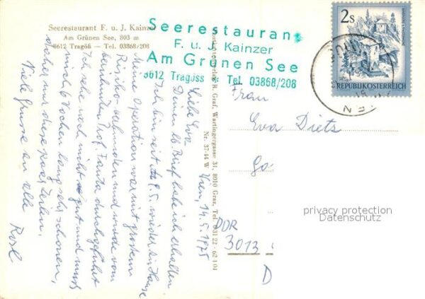 Trag?ss Seerestaurant F. und J. Kainzer – Bild 2