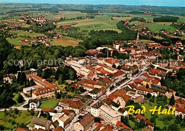 Bad Hall Oberoesterreich Fliegeraufnahme Jod Sole Quellen Kurmit