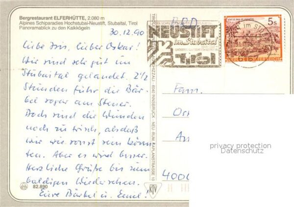 Neustift Stubaital Tirol Bergrestaurant Elferhütte Skigebiet Hoc – Bild 2