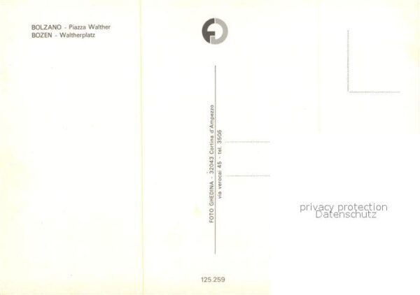 Bolzano Piazza Walther Chiesa Waltherplatz Kirc – Bild 2