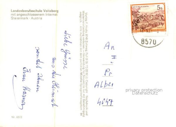 Voitsberg Steiermark Berufsschule mit Internat Burgruine Pan – Bild 2