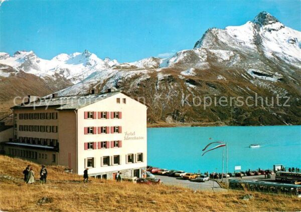 Silvretta-Hochalpenstrasse Hotel Silvrettasee mit Bieltalbergen un