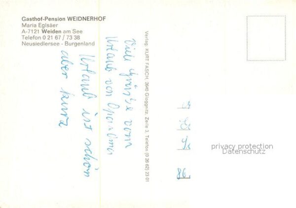 Weiden See Gasthof Pension Weidnerhof am Neusiedle – Bild 2