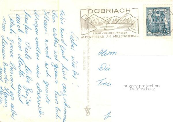 Doebriach Millstaettersee Alpenpanorama Fliegeraufnahme – Bild 2