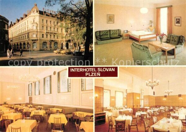 Plzen Pilsen Interhotel Slovan Restaurant