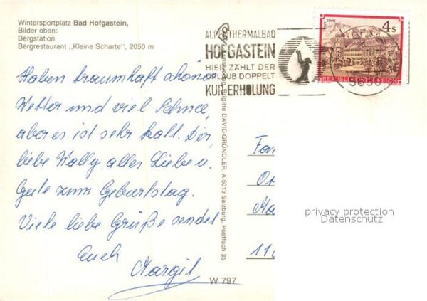Bad Hofgastein Wintersportplatz Alpen Bergstation Berg – Bild 2