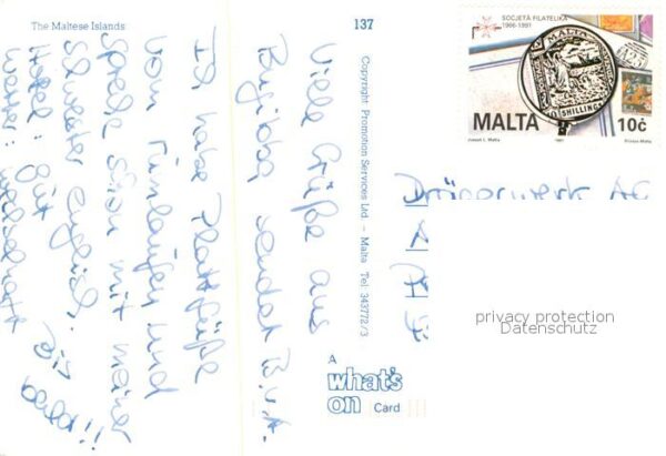 Malta Landkarte der Mittelmeerinsel – Bild 2