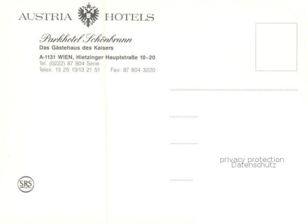 Wien Parkhotel Schönbrunn Gästehaus des Kais – Bild 2