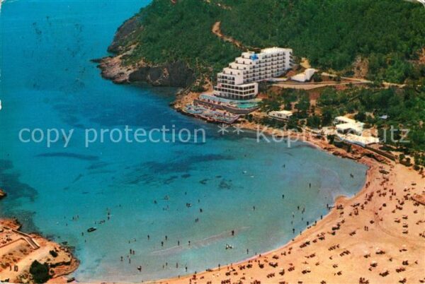 Santa Eulalia del Rio Hotel Cala Llonga Playa vista aérea