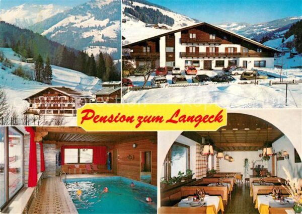 Maria Alm Steinernen Meer Pension zum Langeck Restaurant Hallenba