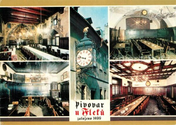 Praha Prahy Prague Pivovar U Fleku Bierbrauerei Brauereiga