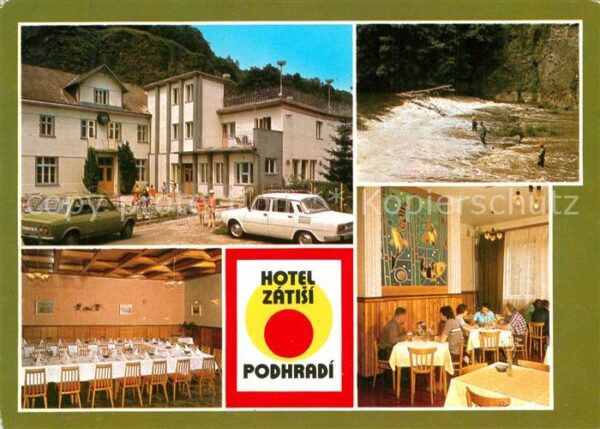 Podhradi nad Dyji Hotel Zatisi Restaurant Partie am Fluss