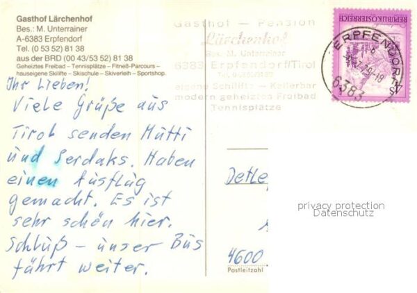 Erpfendorf Gasthof Pension Restaurant Lärchenhof S – Bild 2