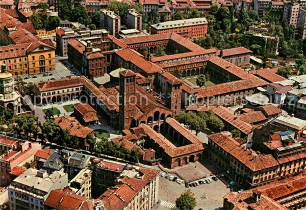 Milano Sant Ambrogio veduta aerea