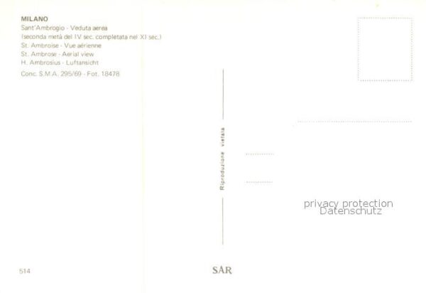 Milano Sant Ambrogio veduta aerea – Bild 2