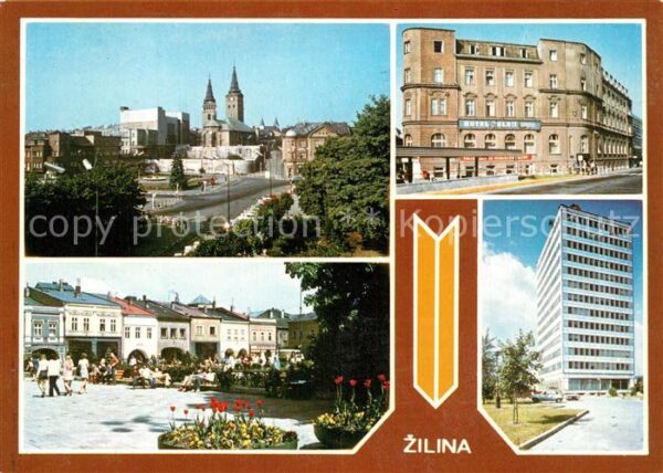 Zilina Ciastocny pohlad Namesti Dukla Hotel Po