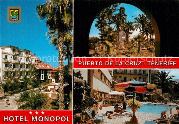 Puerto de la Cruz Hotel Monopol Piscina Iglesia