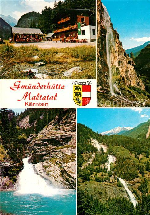 Maltatal Kaernten Gmünder Hütte Wasserfall Landschaftspan