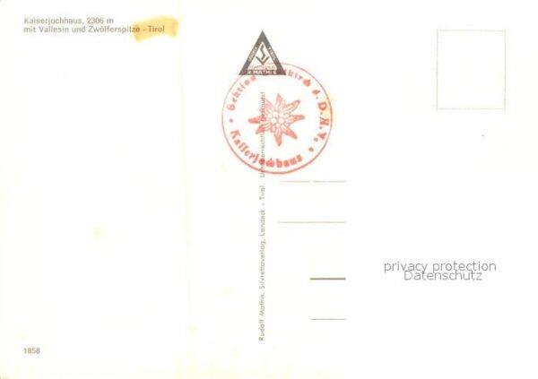 Kaiserjochhaus mit Vallesin und Zwölferspitze Stubaier – Bild 2