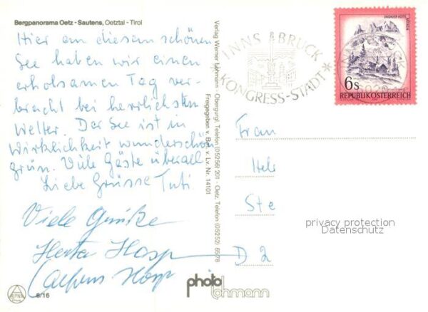 Oetz Bergpanorama Oetz Sautens Ötztal Fliege – Bild 2