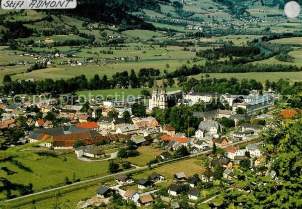 Admont Steiermark Panorama mit Stift Admont Kloster
