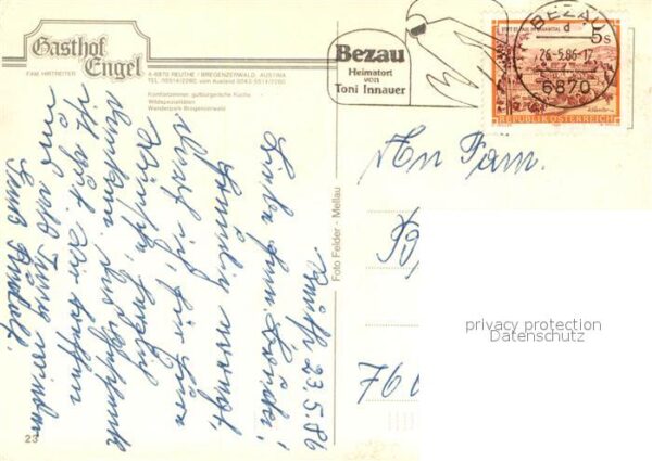 Reuthe Vorarlberg Gasthof Engel – Bild 2