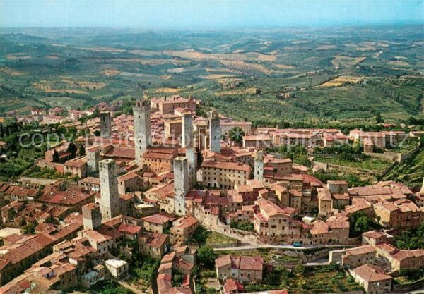 San Gimignano La Città dall aereo