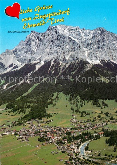 Ehrwald Tirol mit Zugspitze Wettersteingebirge Fliege