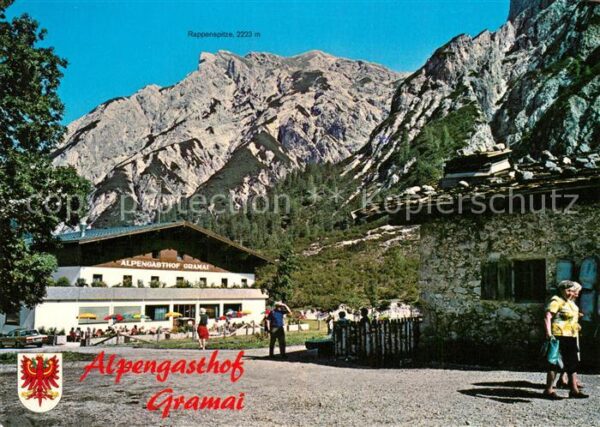 Eben Achensee Alpengasthof Gramai gegen Rappenspitze