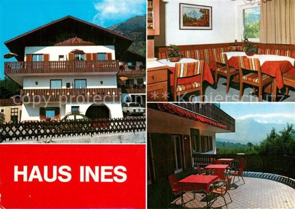 Partschins Parcines Gästehaus Pension Haus Ines Ausblick au