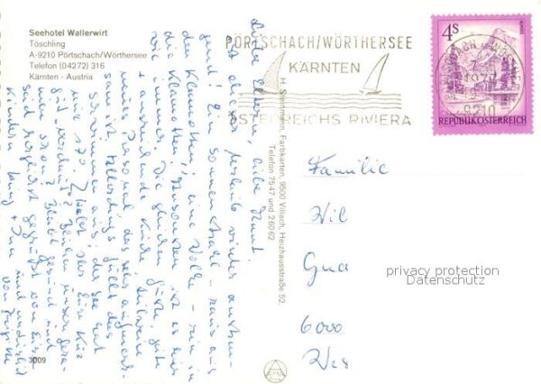 Poertschach Woerthersee Seehotel Wallerwirt Fliegeraufnahme – Bild 2