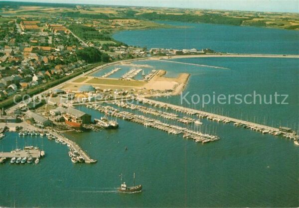 Struer Hafen Fliegeraufnahme
