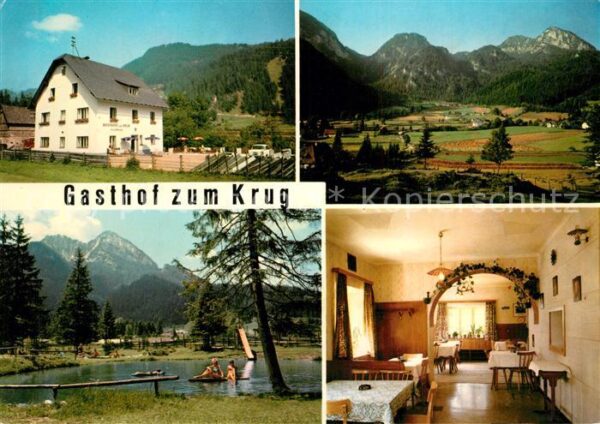 Wildalpen Gasthof Pension zum Krug Landschaftspan