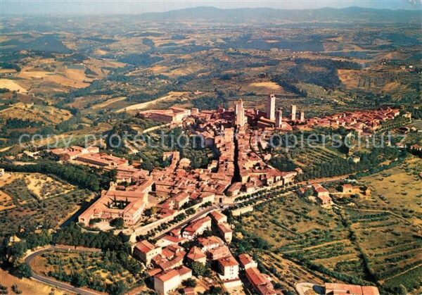 San Gimignano Veduta aerea