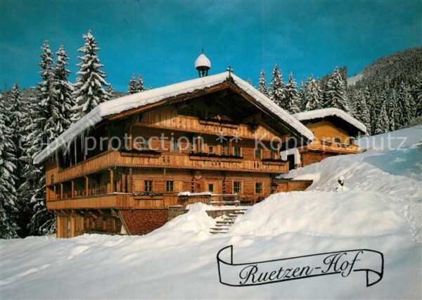 Kirchberg Tirol Jausenstation Ruetzenhof Winterlandscha